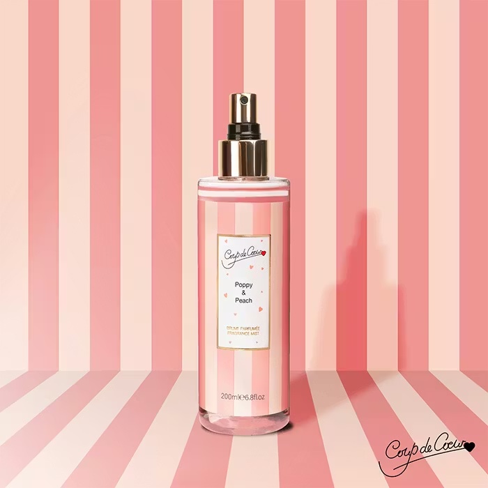 Coup De CoeurPOPPY & PEACHPoppy & Peach Body Mist 200ml 2 Coup De CoeurPOPPY & PEACHPoppy & Peach Body Mist 200ml