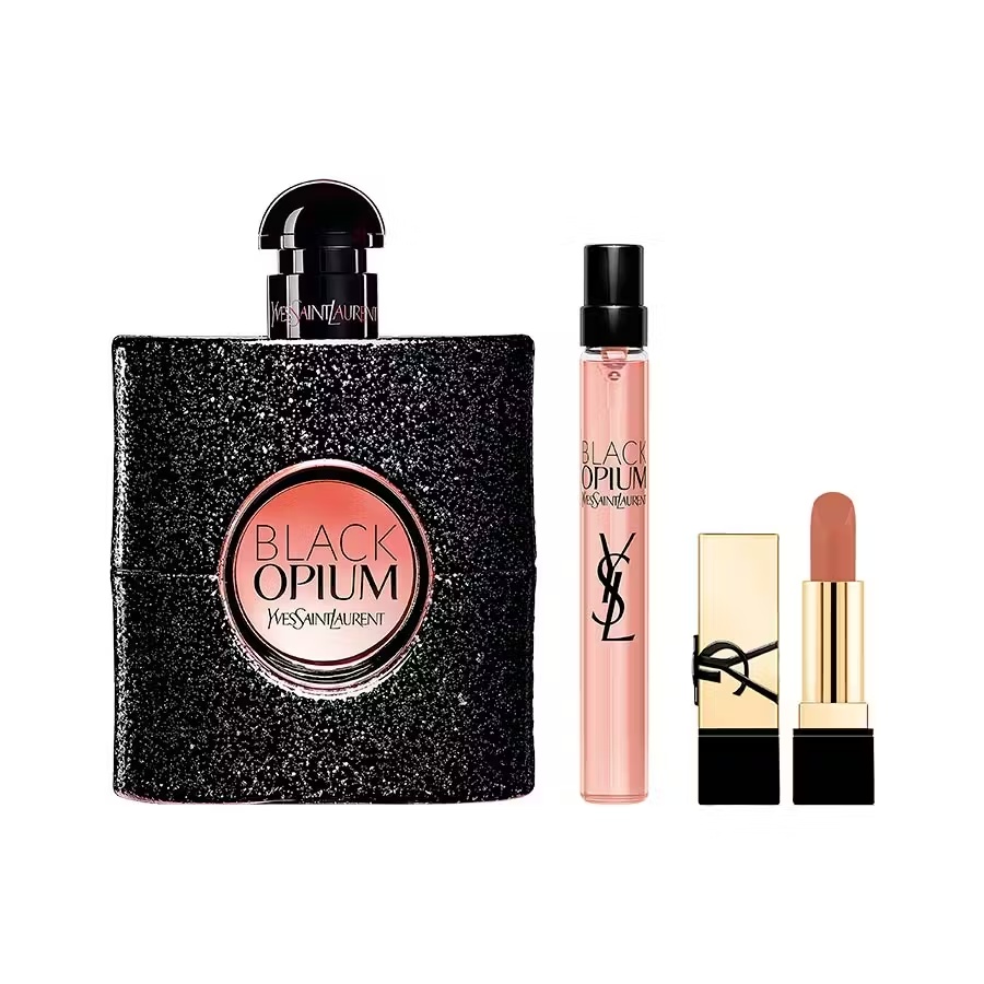 Yves Saint LaurentYSL BLACK OPIUMEau De Parfum 90ml Gift Set 2 Yves Saint LaurentYSL BLACK OPIUMEau De Parfum 90ml Gift Set