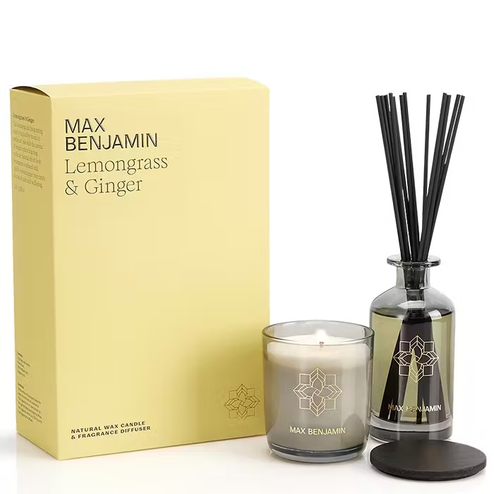 Max BenjaminLemongrass & GingerCandle & Diffuser Gift Set