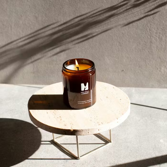 Holistic LondonMoroccan Orange And MimosaMedium Candle 2 Holistic LondonMoroccan Orange And MimosaMedium Candle