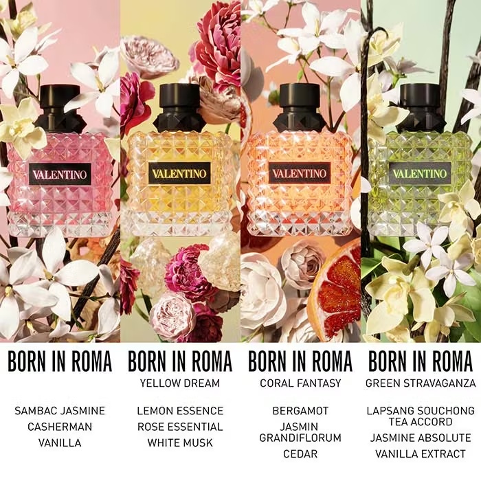 ValentinoBORN IN ROMA DONNAEau De Parfum 100ml 4 ValentinoBORN IN ROMA DONNAEau De Parfum 100ml
