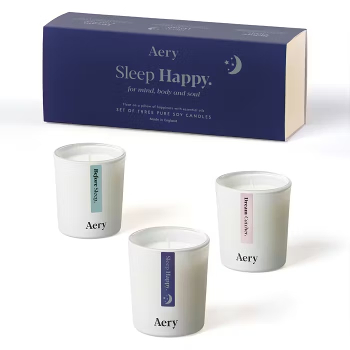 AeryAromatherapyAery Sleep Happy 3 x Candle Gift Set
