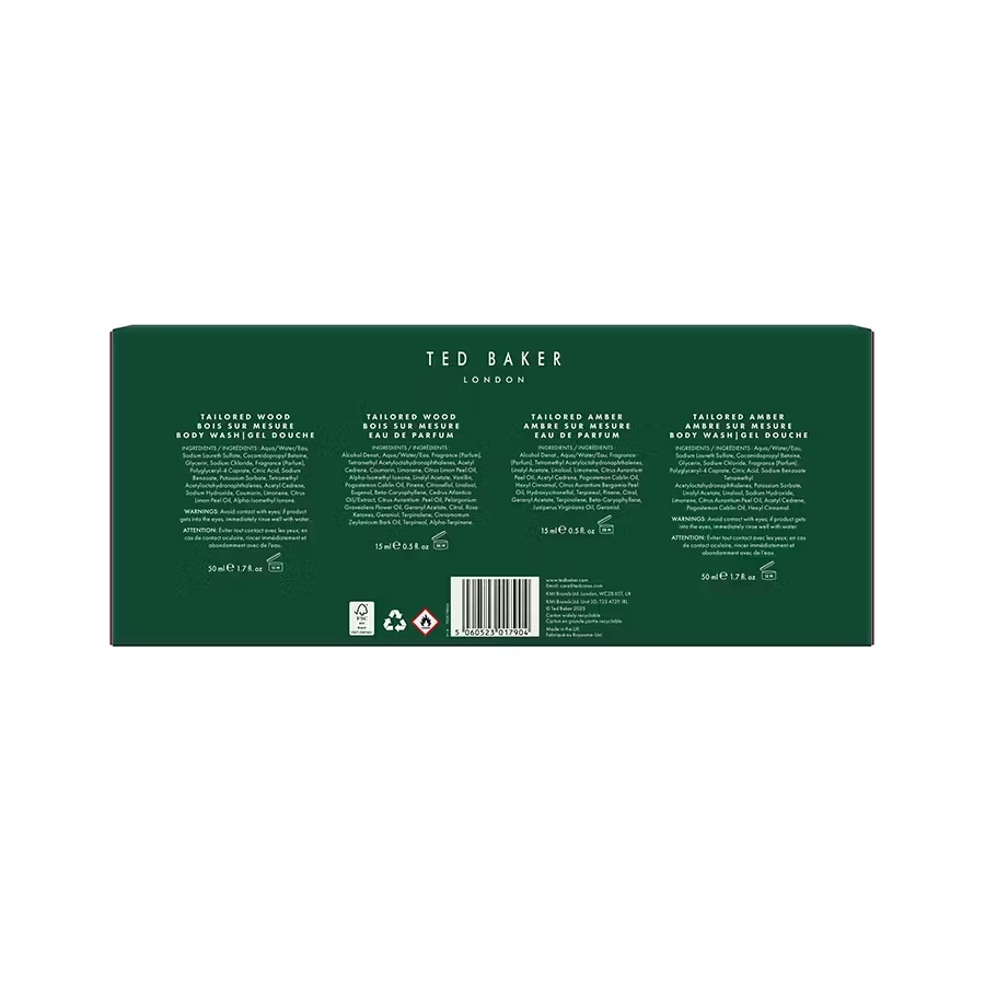 Ted BakerTAILOREDEau De Parfum 15ml Gift Set