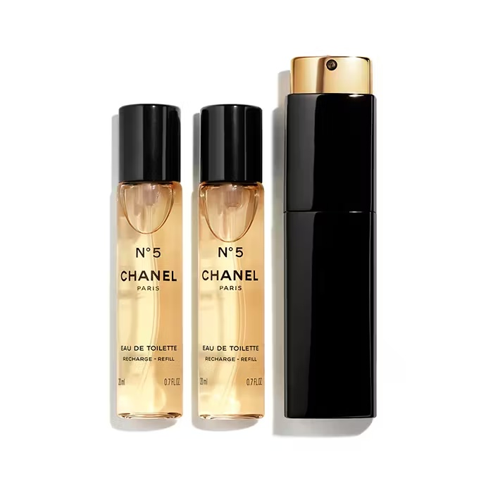 CHANELN¬∞5Eau De Toilette Twist & Spray 3x20ml + Atomiser