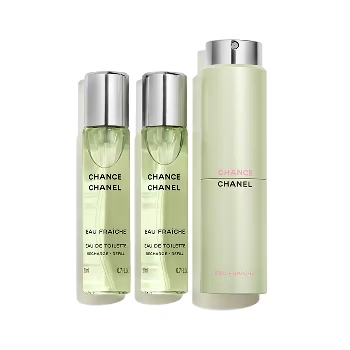 CHANELCHANCE Eau FraicheEau De Toilette Twist & Spray 3x20ml + Atomiser