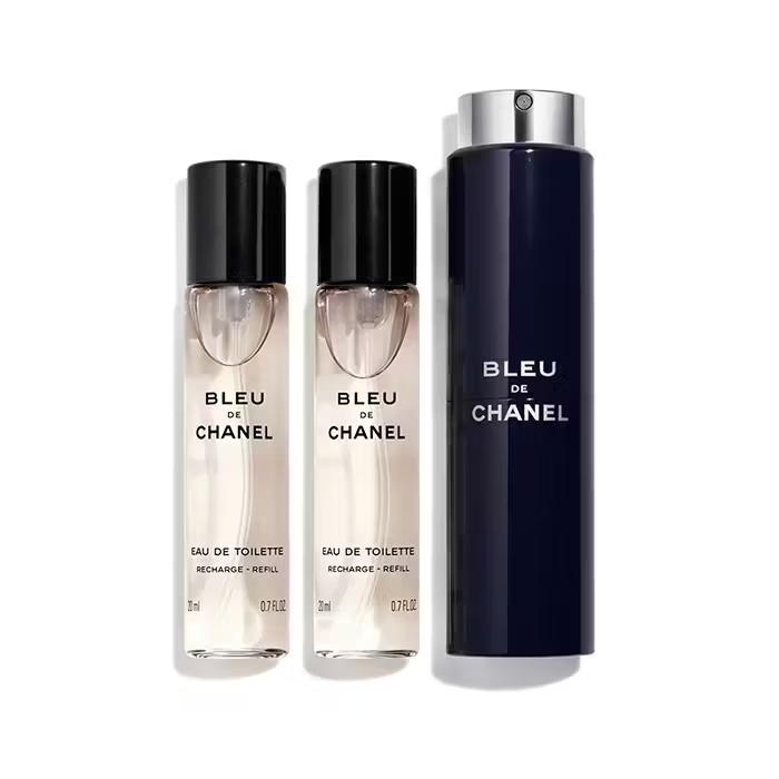 CHANELBleu de ChanelEau De Toilette Twist & Spray 3x20ml + Atomiser