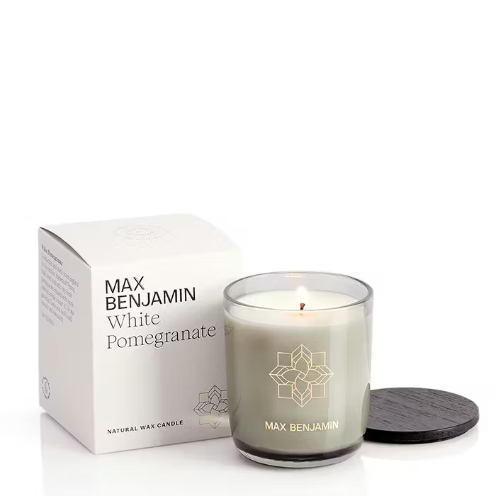 Max BenjaminWhite PomegranateCandle 210g