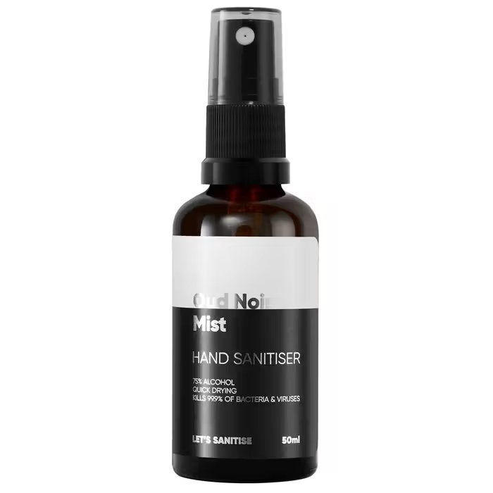 Let's SanitiseLet's SanitiseLet‚Äôs Sanitise Oud Noir Sanitiser Mist Spray 50ml