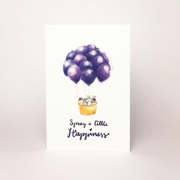 The Fragrance ShopGreeting CardSpray A Little Happiness Greeting Card 2 The Fragrance ShopGreeting CardSpray A Little Happiness Greeting Card