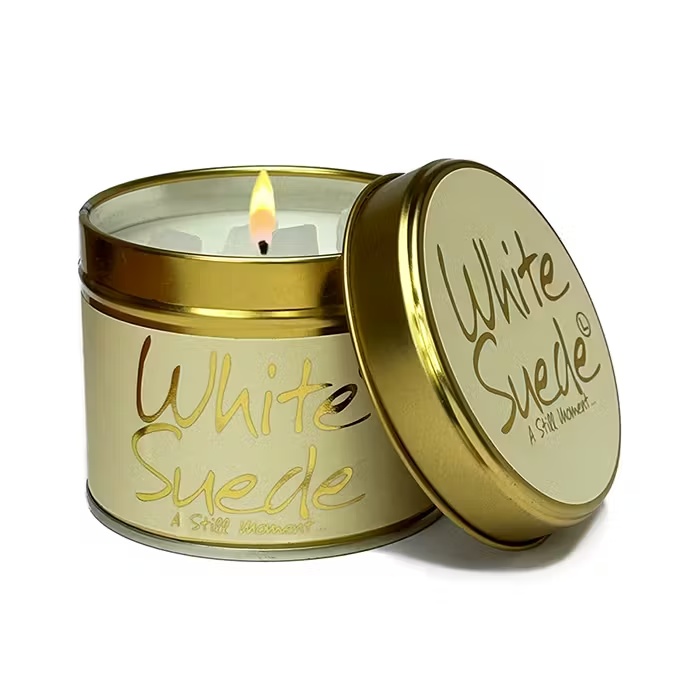 Lily FlameWHITE SUEDECandle 230g