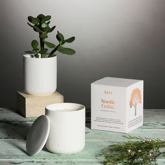 AeryFernweh CeramicFernweh Ceramic Nordic Cedar Candle 280ml