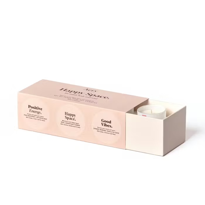 AeryAromatherapyAery Happy Space 3 x Candle Gift Set